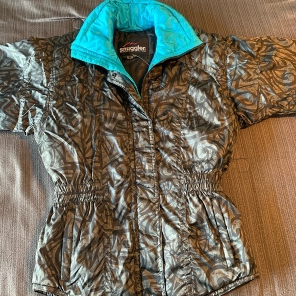 Vintage Y2K Snuggler by Kaelin Ski jacket Black  8 - Picture 6 of 16